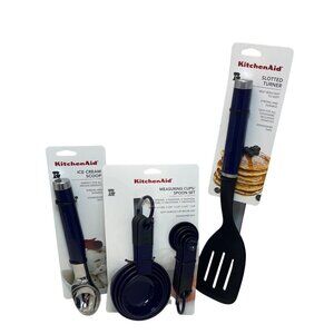 KitchenAid Purple11pc.Turner Measuring Cups &Spoons‎ Ice Cream Scoop Set NWT!